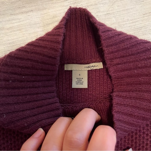 Halogen Maroon Pocket Sweater - Picture 4 of 7